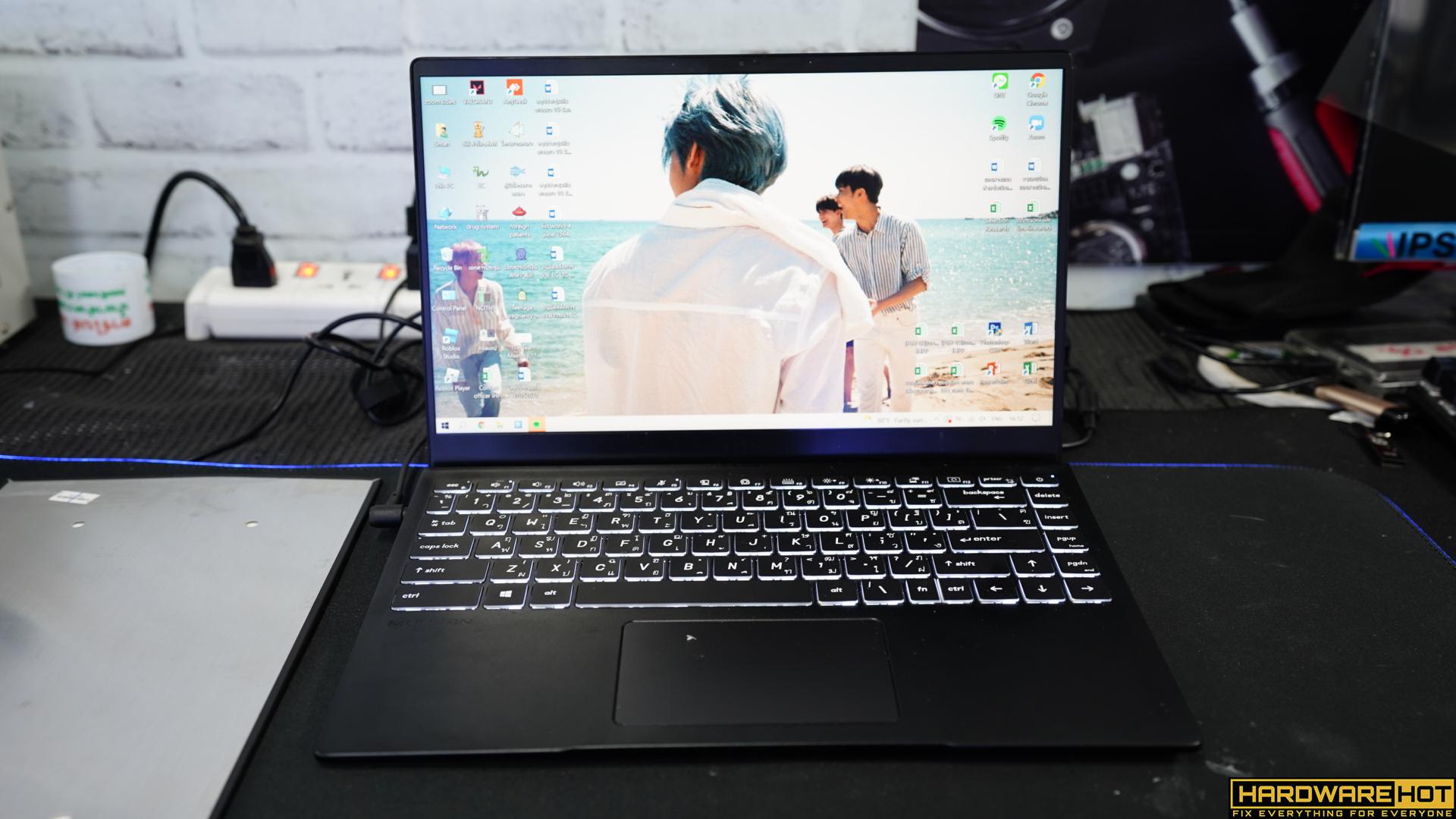 รับเปลี่ยนจอโน๊ตบุ๊ค MSI Modern 14 B4MW-005TH Model : MS-14DK อาการจอ ...