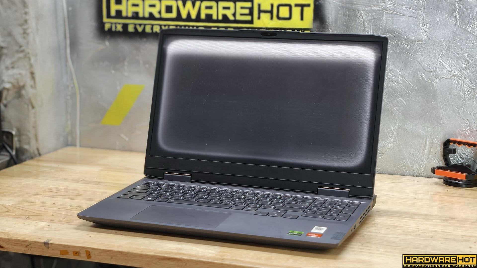 เปลี่ยนจอโน๊ตบุ๊ค Lenovo LOQ 15APH8 อาการจอเสียไม่แสดงภาพ